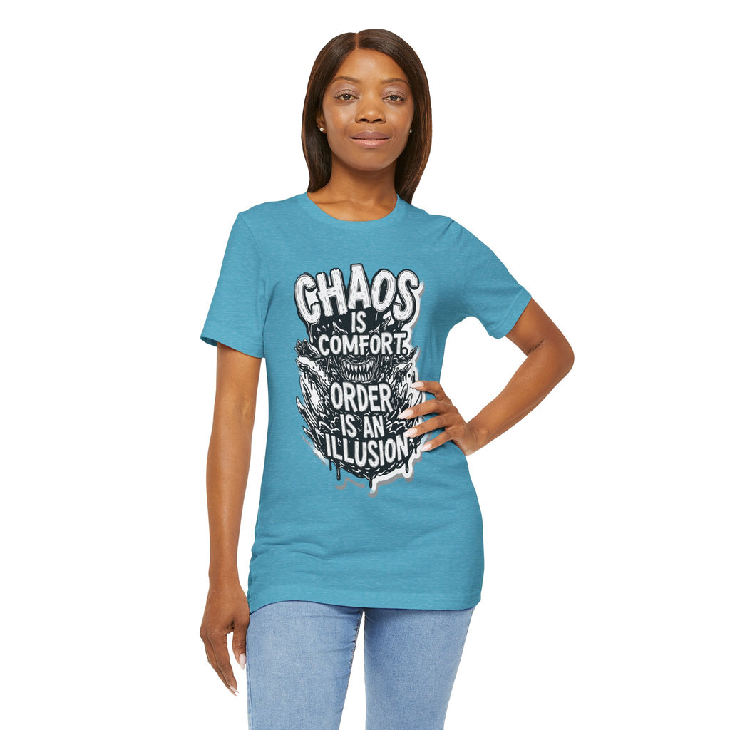 DIY apparel | Chaos Is Comfort Tee — Graphic Quote T-Shirt