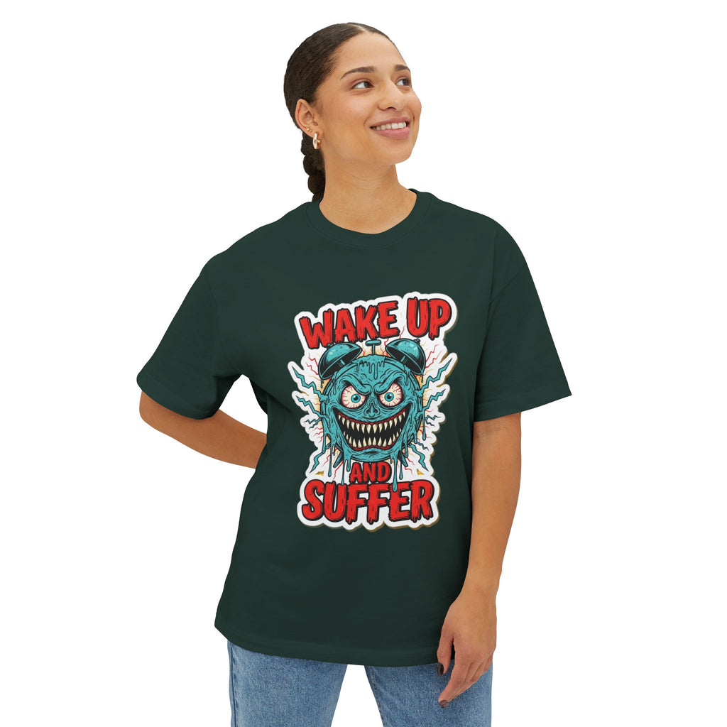Wake Suffer Skate T-Shirt | DIY Colorable Tee | Interactive Skater Apparel | Grunge Outline Art | Customizable Gift