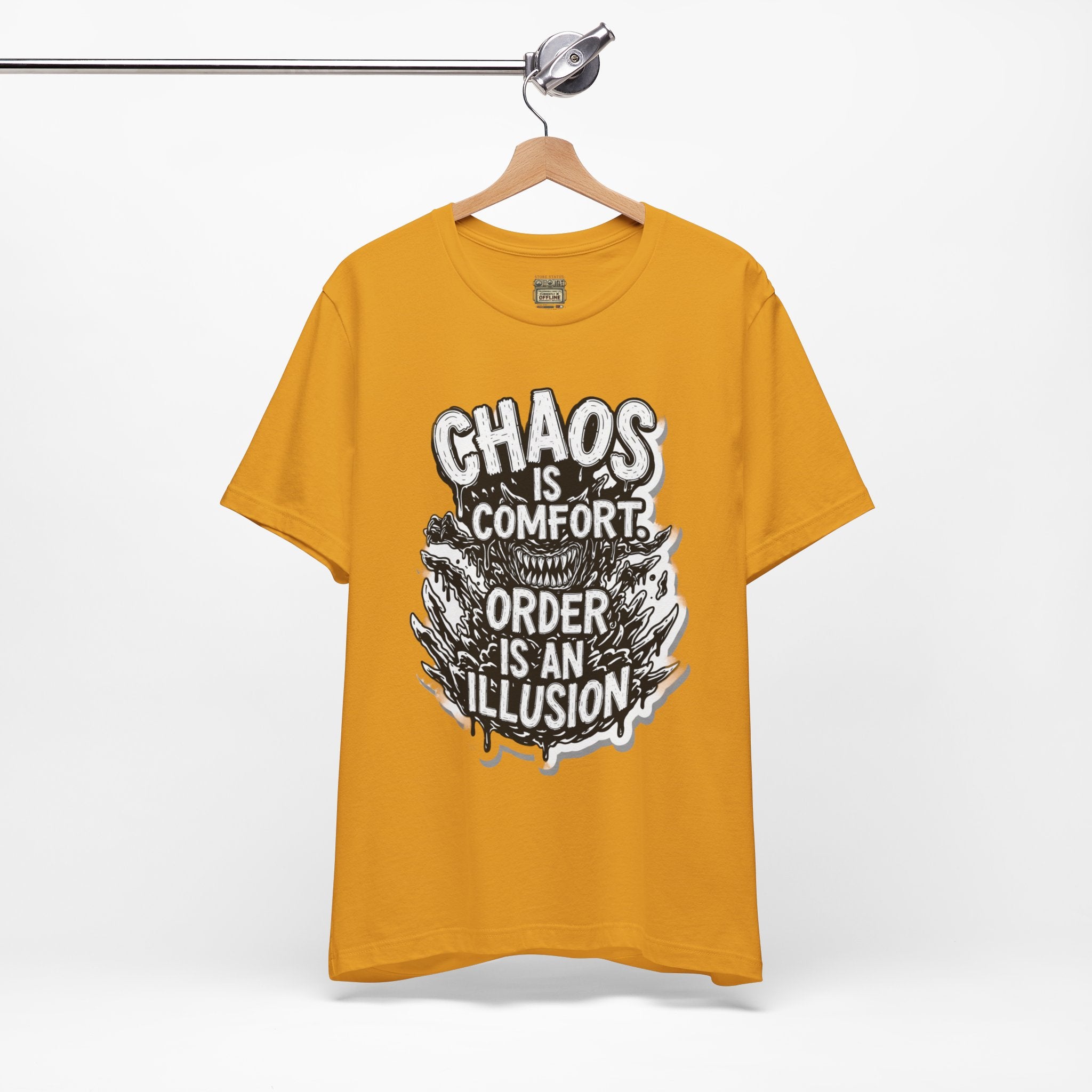 DIY apparel | Chaos Is Comfort Tee — Graphic Quote T-Shirt