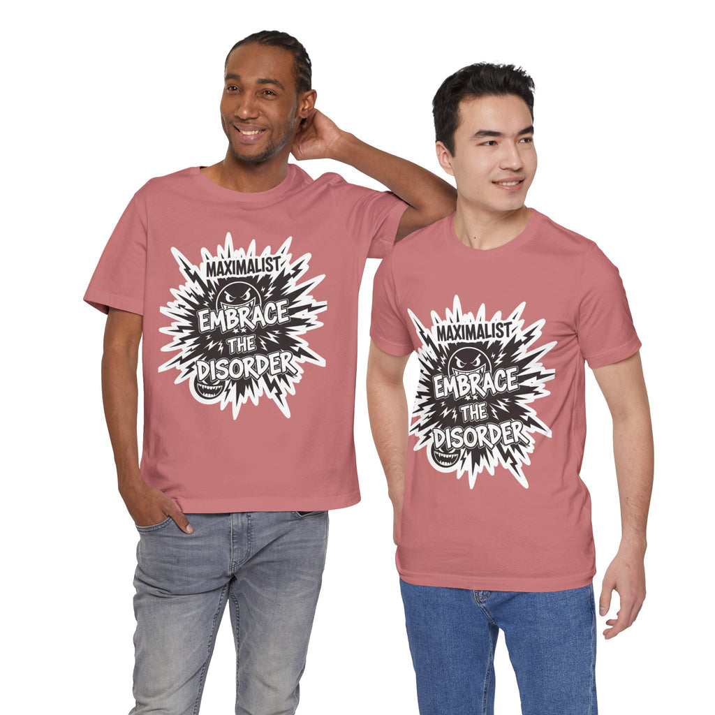 DIY Apparel | Embrace the Disorder T‑Shirt — Bold Maximalist Graphic Tee