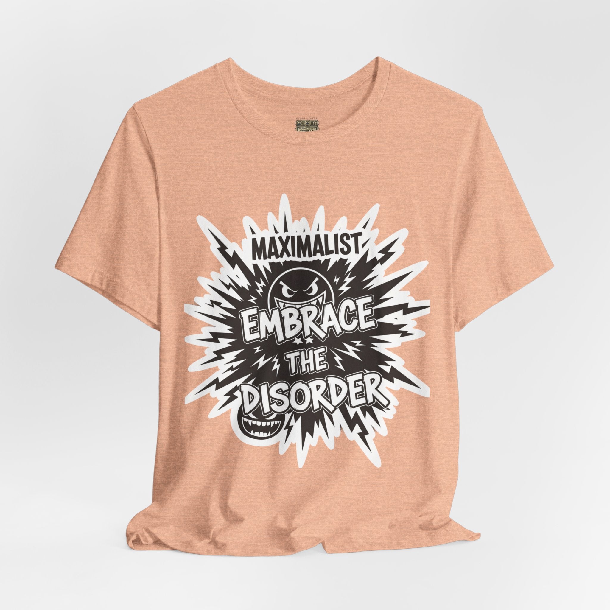 DIY Apparel | Embrace the Disorder T‑Shirt — Bold Maximalist Graphic Tee