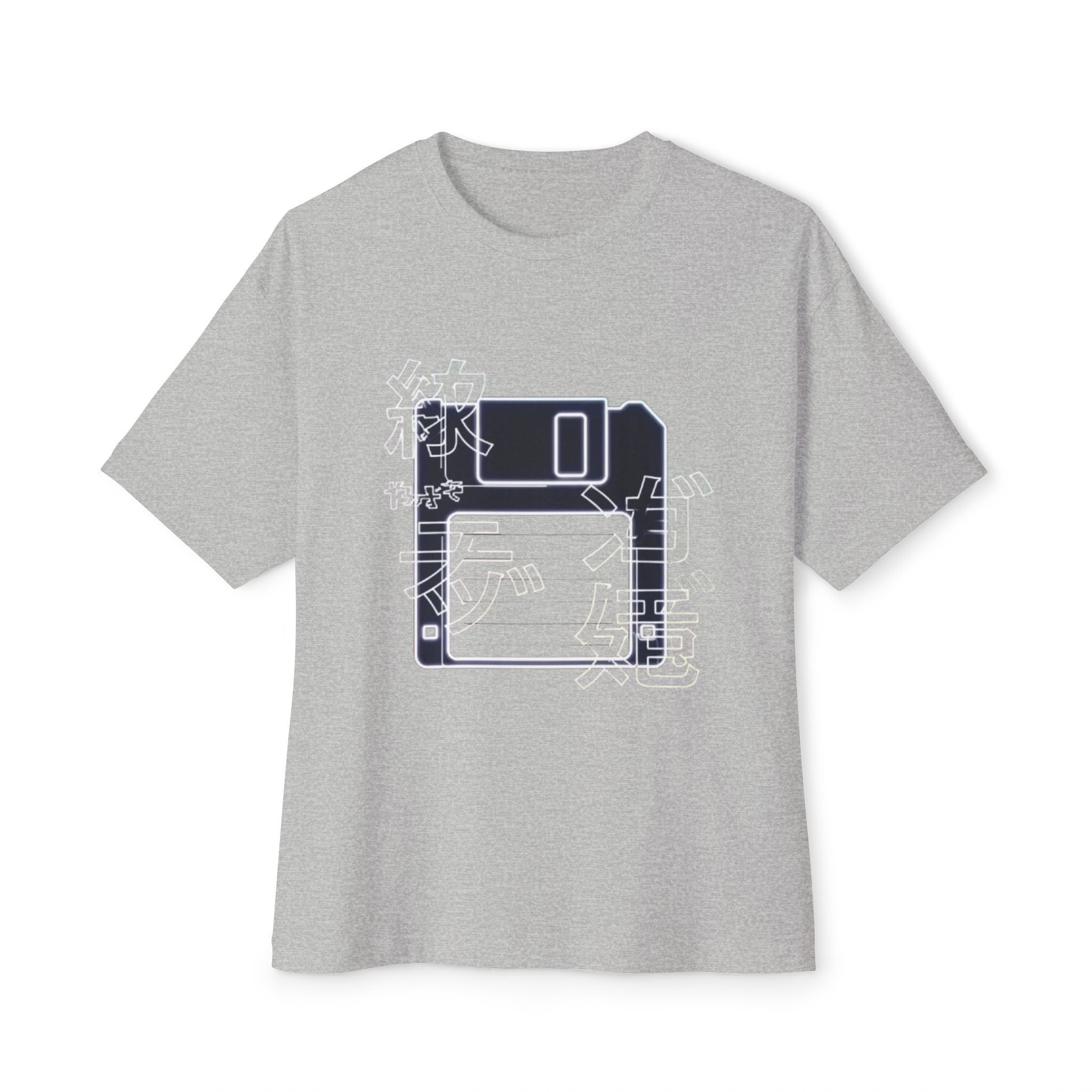 Cyberpunk Floppy Disk Kanji Gradient Tee
