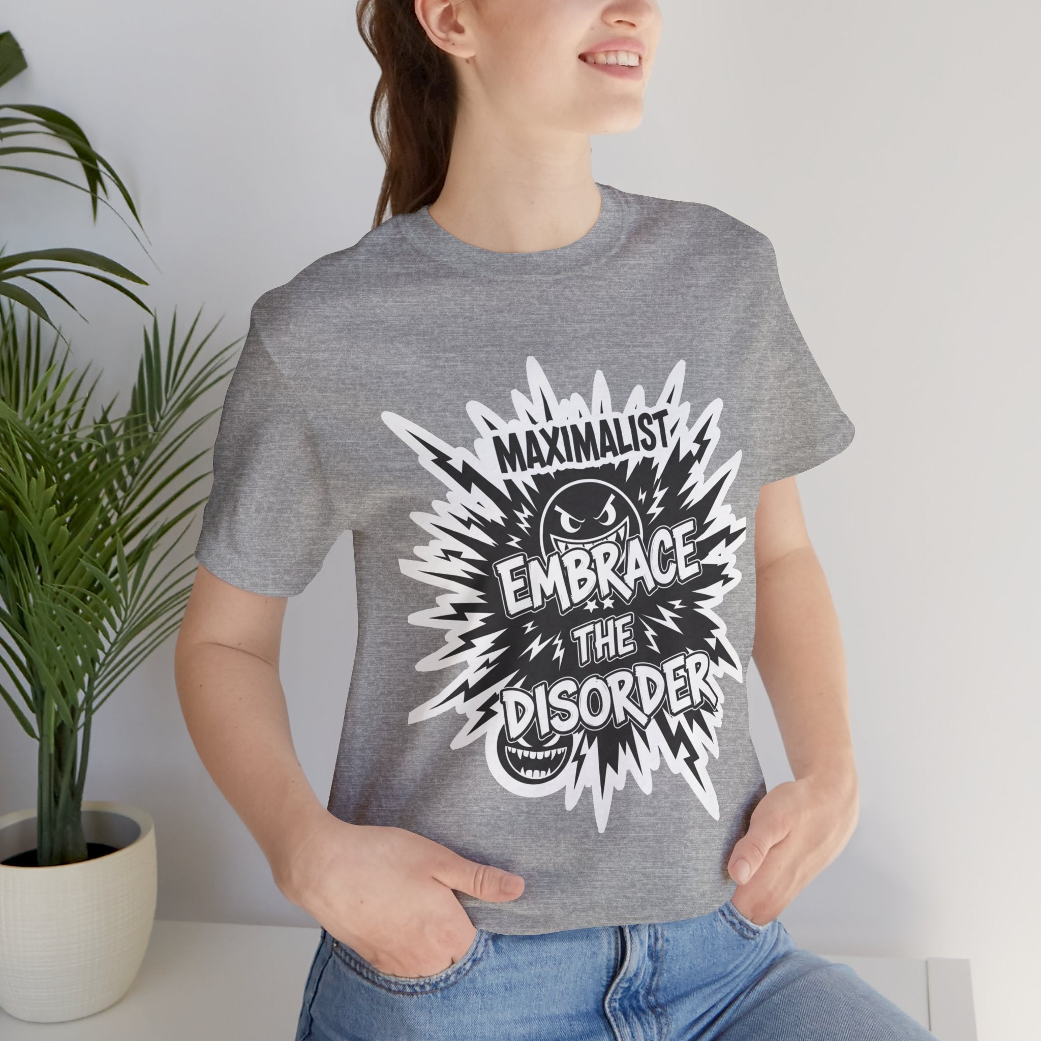 DIY Apparel | Embrace the Disorder T‑Shirt — Bold Maximalist Graphic Tee