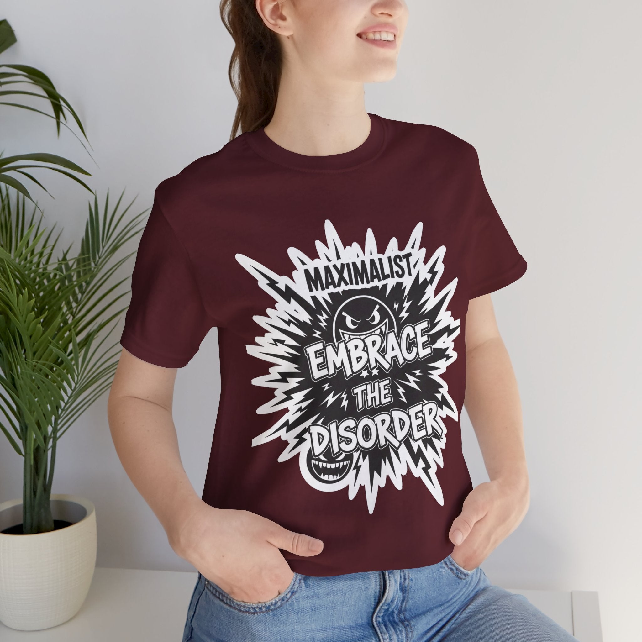 DIY Apparel | Embrace the Disorder T‑Shirt — Bold Maximalist Graphic Tee