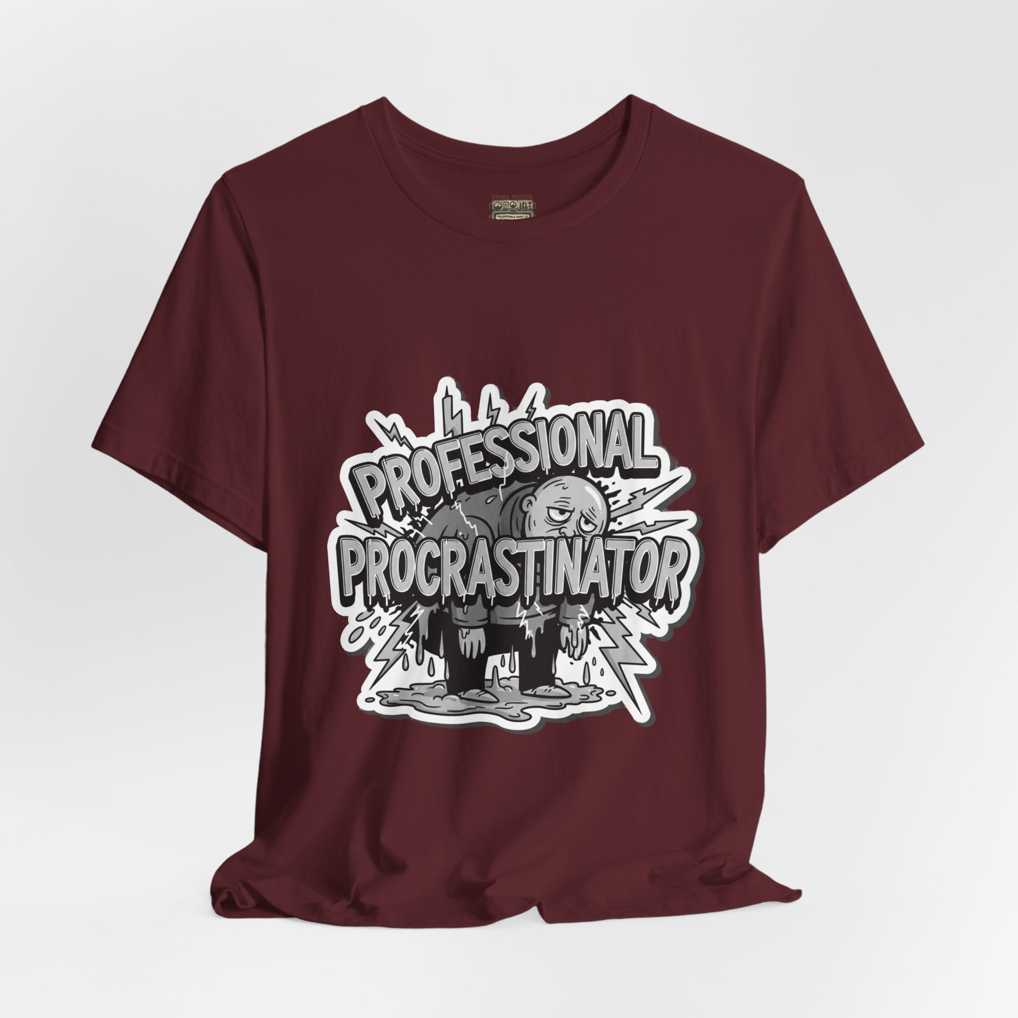 DIY Apparel | Professional Procrastinator T-Shirt — Funny Graphic Tee for Students & Office Workers