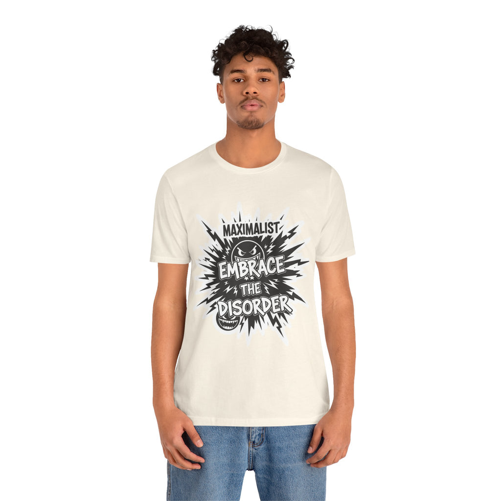 DIY Apparel | Embrace the Disorder T‑Shirt — Bold Maximalist Graphic Tee