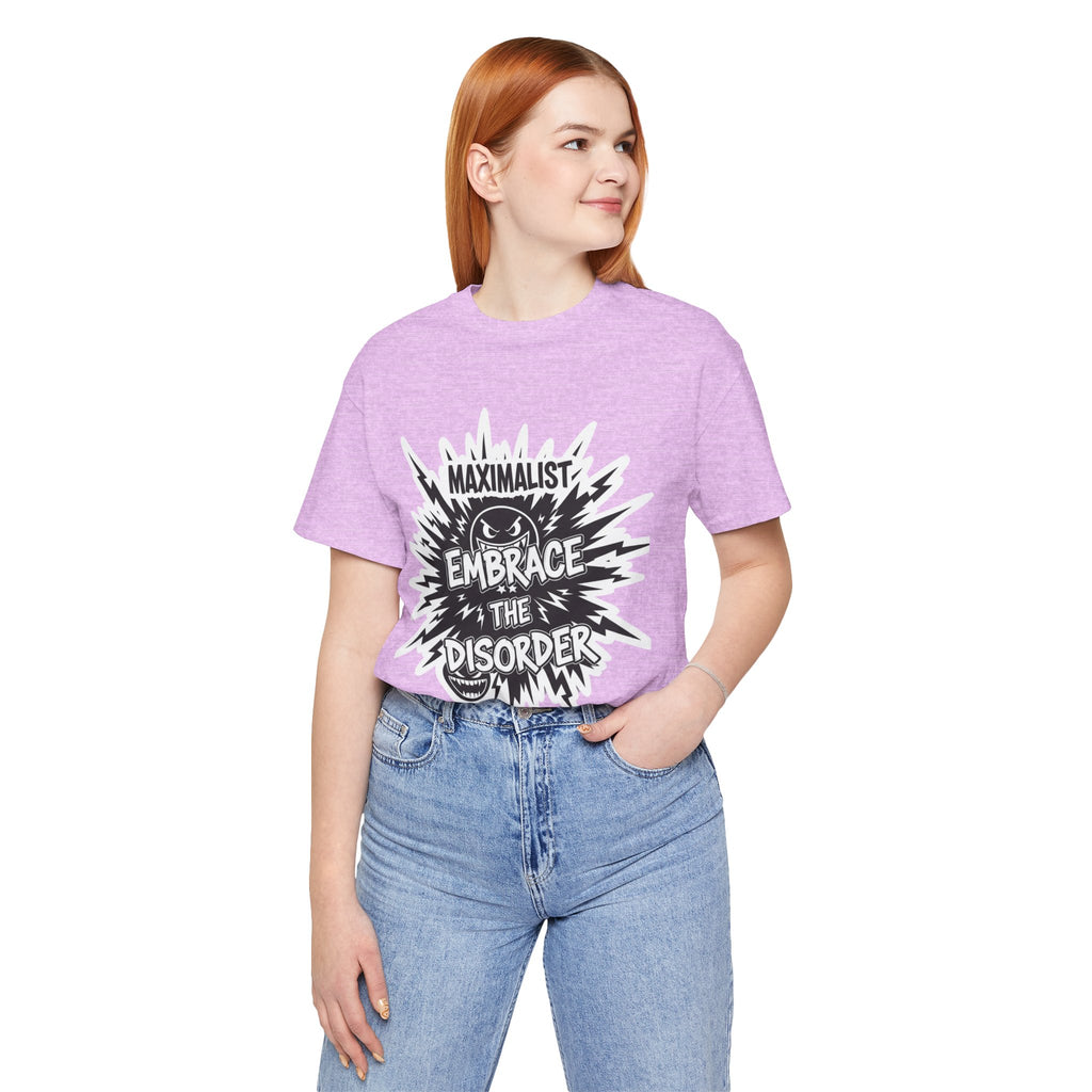 DIY Apparel | Embrace the Disorder T‑Shirt — Bold Maximalist Graphic Tee
