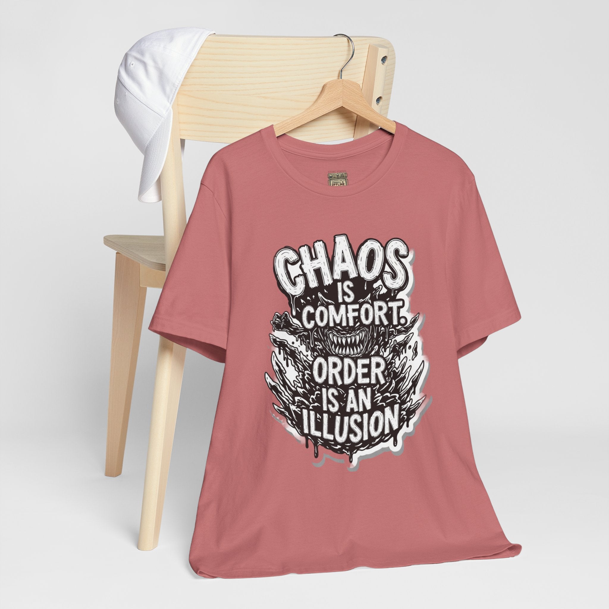 DIY apparel | Chaos Is Comfort Tee — Graphic Quote T-Shirt