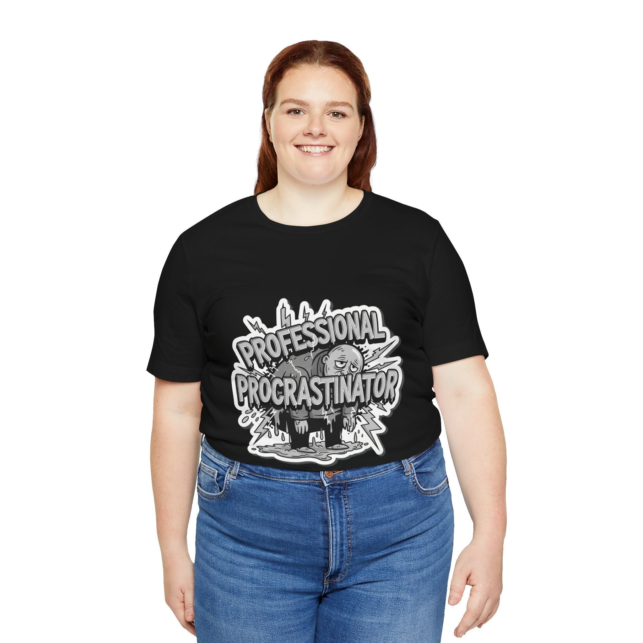 DIY Apparel | Professional Procrastinator T-Shirt — Funny Graphic Tee for Students & Office Workers