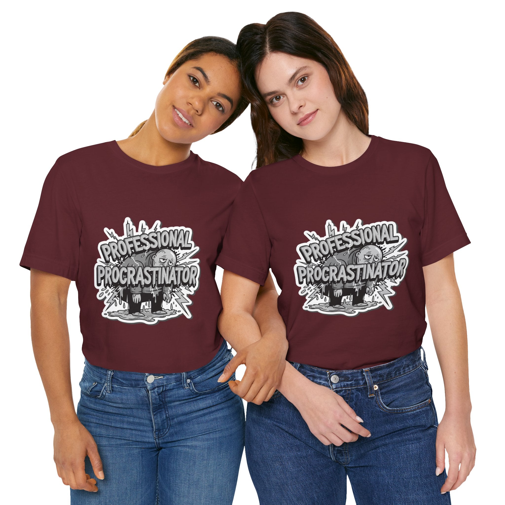 DIY Apparel | Professional Procrastinator T-Shirt — Funny Graphic Tee for Students & Office Workers