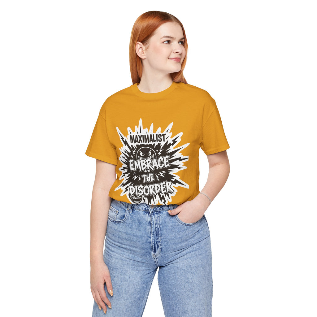 DIY Apparel | Embrace the Disorder T‑Shirt — Bold Maximalist Graphic Tee