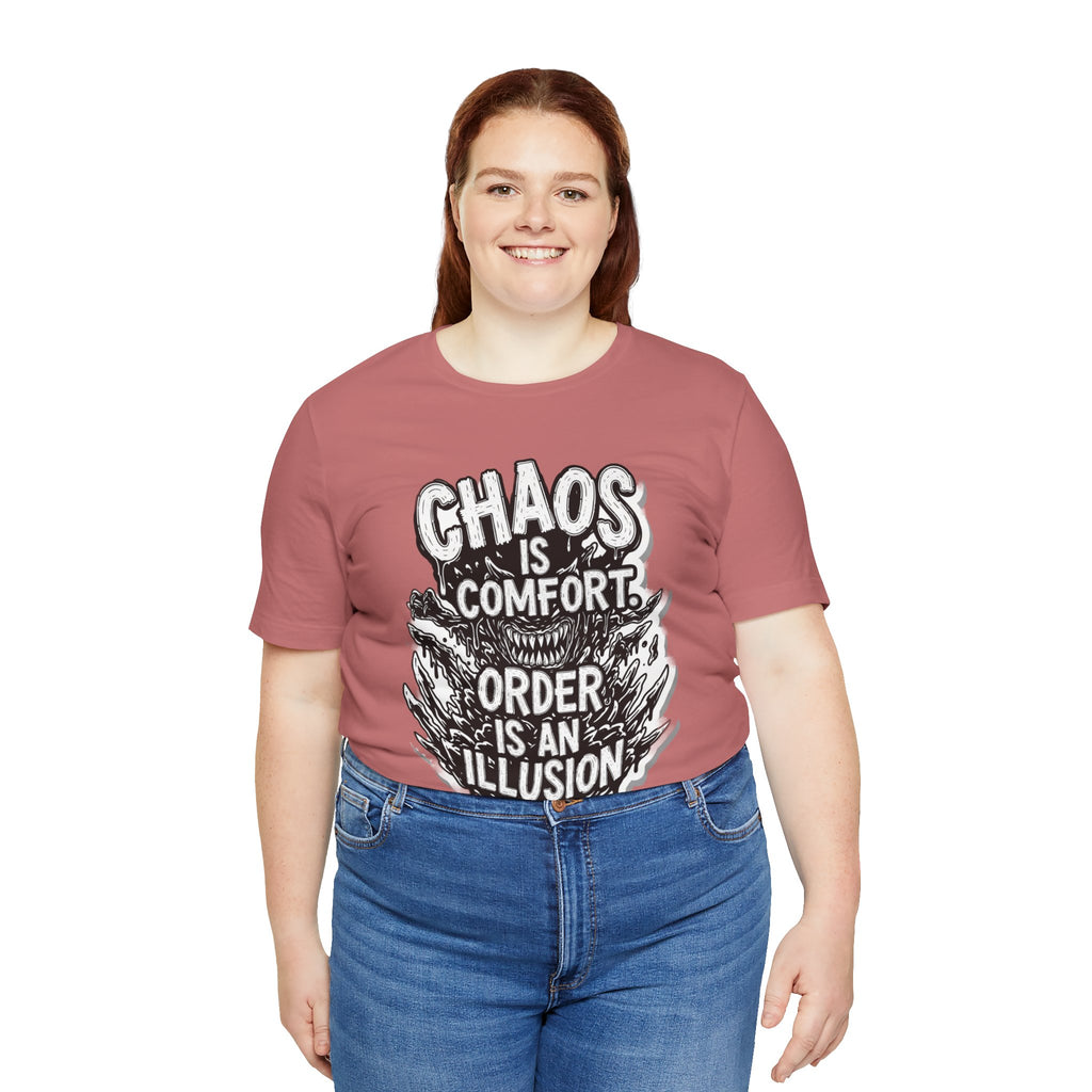 DIY apparel | Chaos Is Comfort Tee — Graphic Quote T-Shirt
