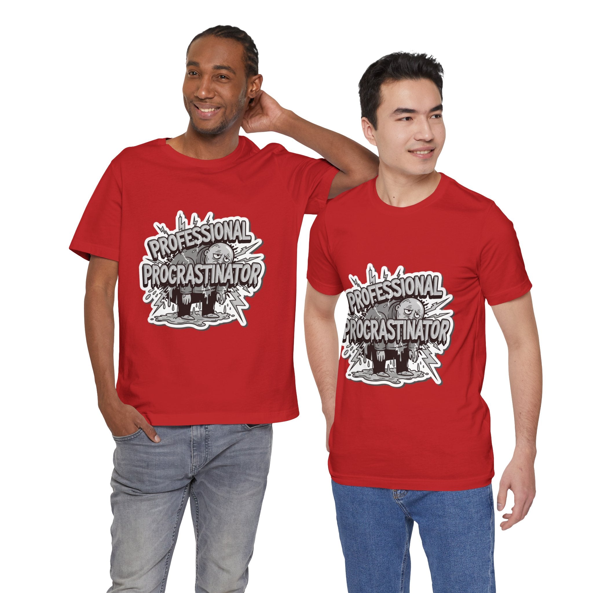 DIY Apparel | Professional Procrastinator T-Shirt — Funny Graphic Tee for Students & Office Workers