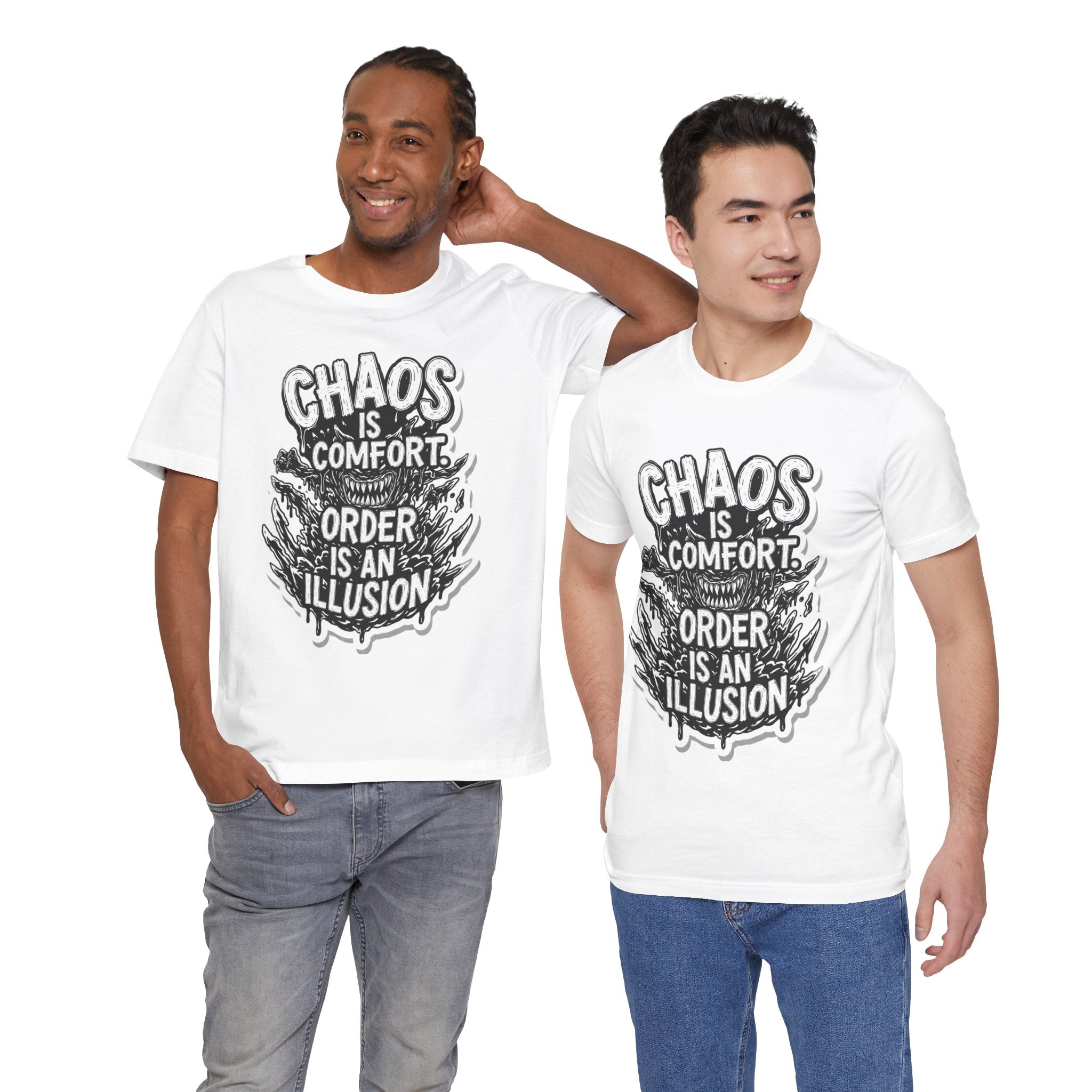 DIY apparel | Chaos Is Comfort Tee — Graphic Quote T-Shirt