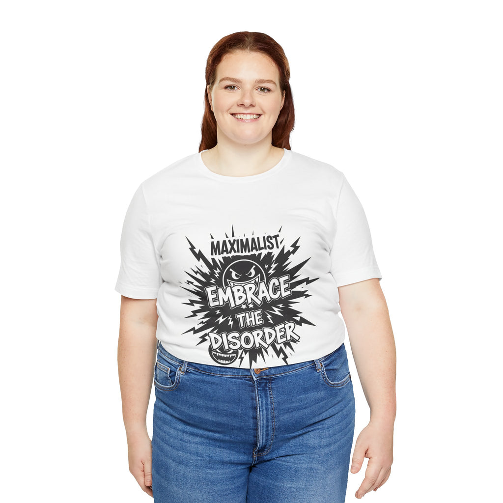 DIY Apparel | Embrace the Disorder T‑Shirt — Bold Maximalist Graphic Tee