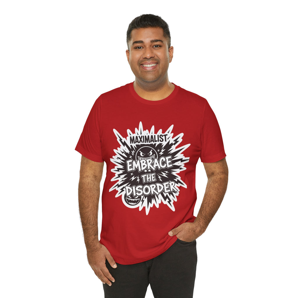 DIY Apparel | Embrace the Disorder T‑Shirt — Bold Maximalist Graphic Tee