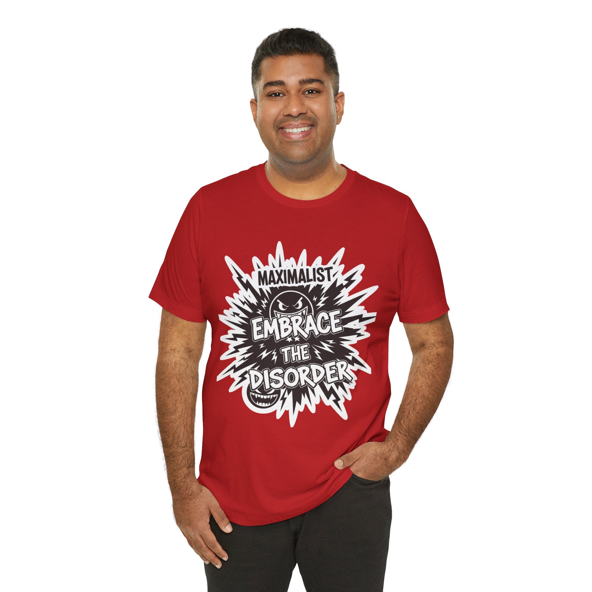 DIY Apparel | Embrace the Disorder T‑Shirt — Bold Maximalist Graphic Tee