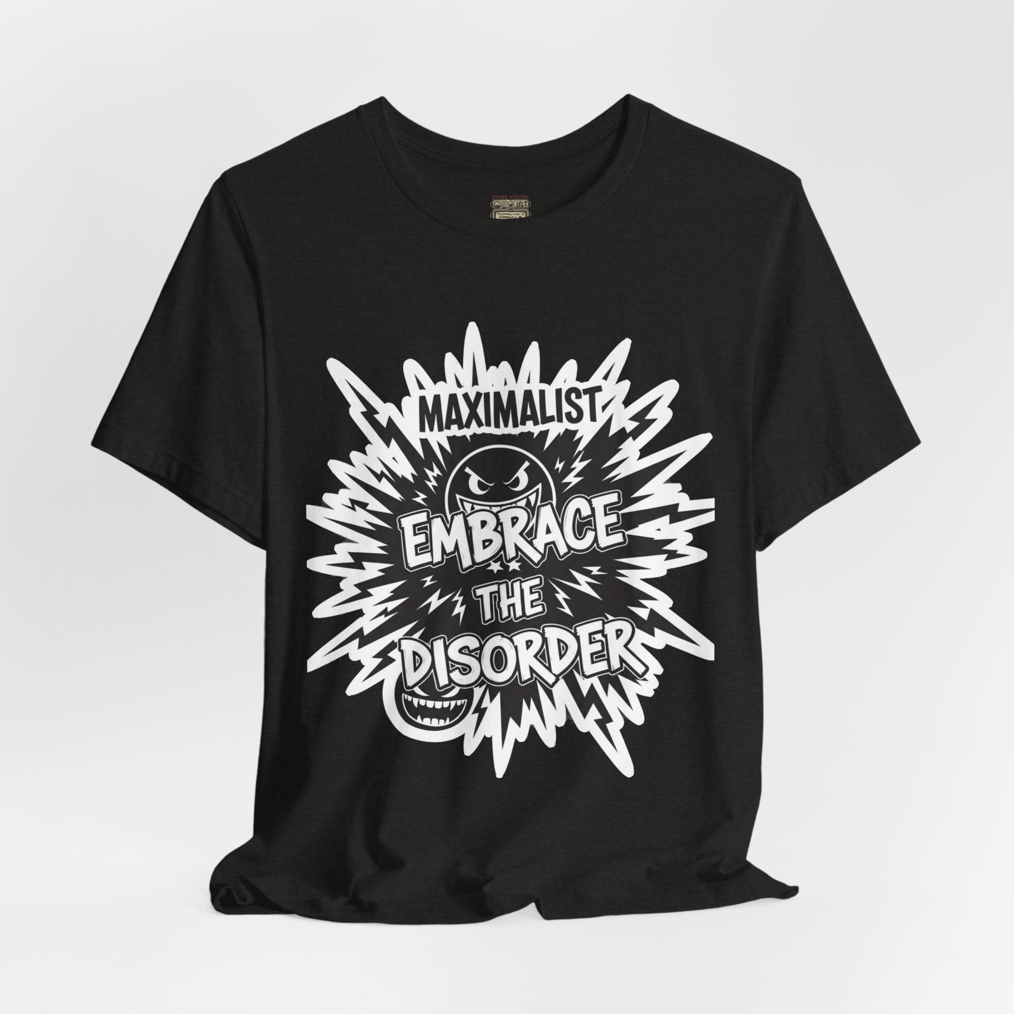 DIY Apparel | Embrace the Disorder T‑Shirt — Bold Maximalist Graphic Tee