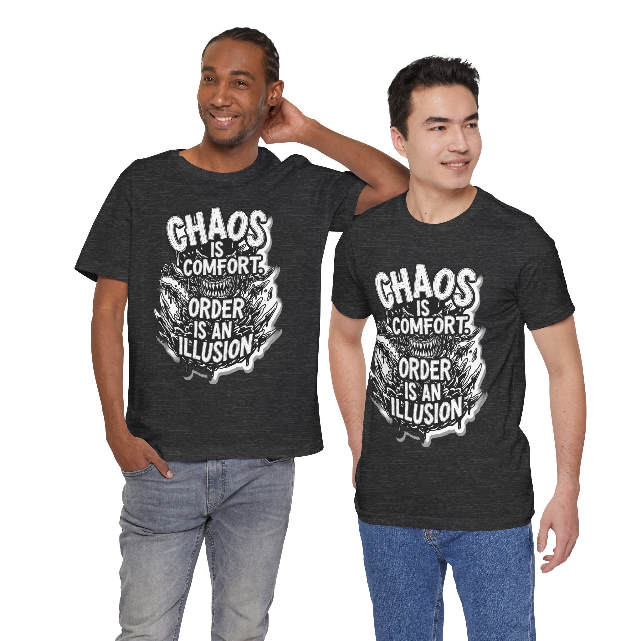 DIY apparel | Chaos Is Comfort Tee — Graphic Quote T-Shirt