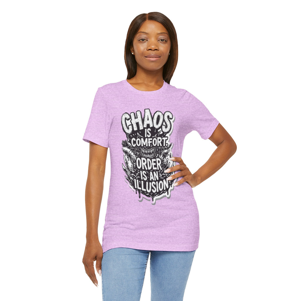 DIY apparel | Chaos Is Comfort Tee — Graphic Quote T-Shirt