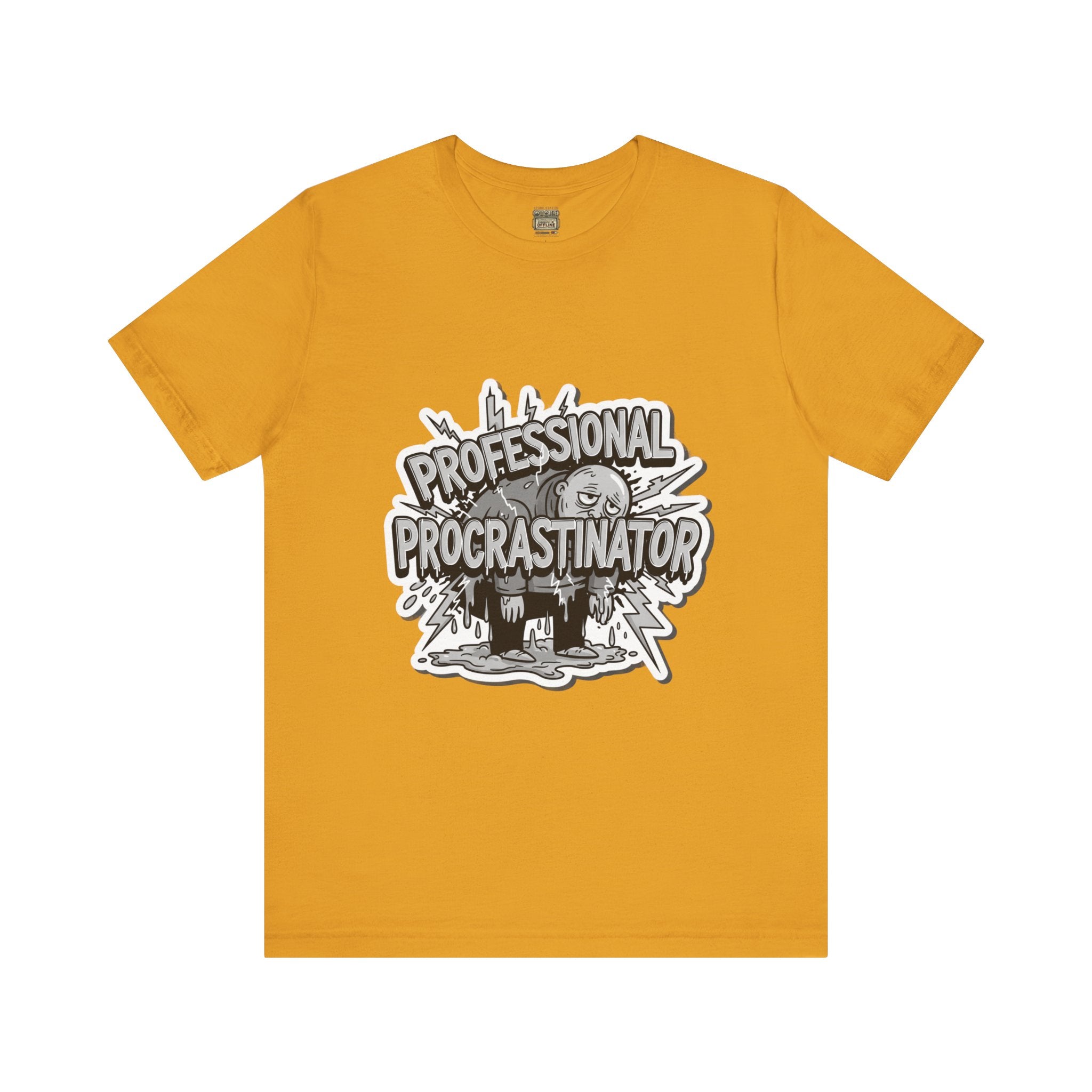 DIY Apparel | Professional Procrastinator T-Shirt — Funny Graphic Tee for Students & Office Workers