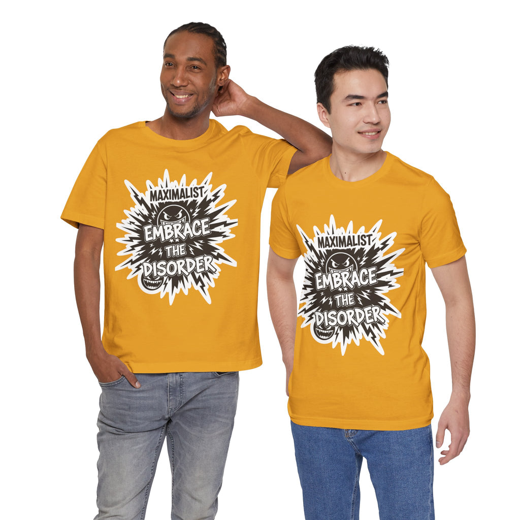 DIY Apparel | Embrace the Disorder T‑Shirt — Bold Maximalist Graphic Tee