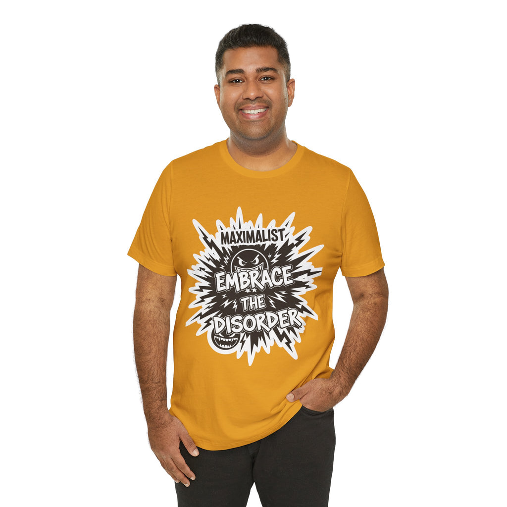 DIY Apparel | Embrace the Disorder T‑Shirt — Bold Maximalist Graphic Tee