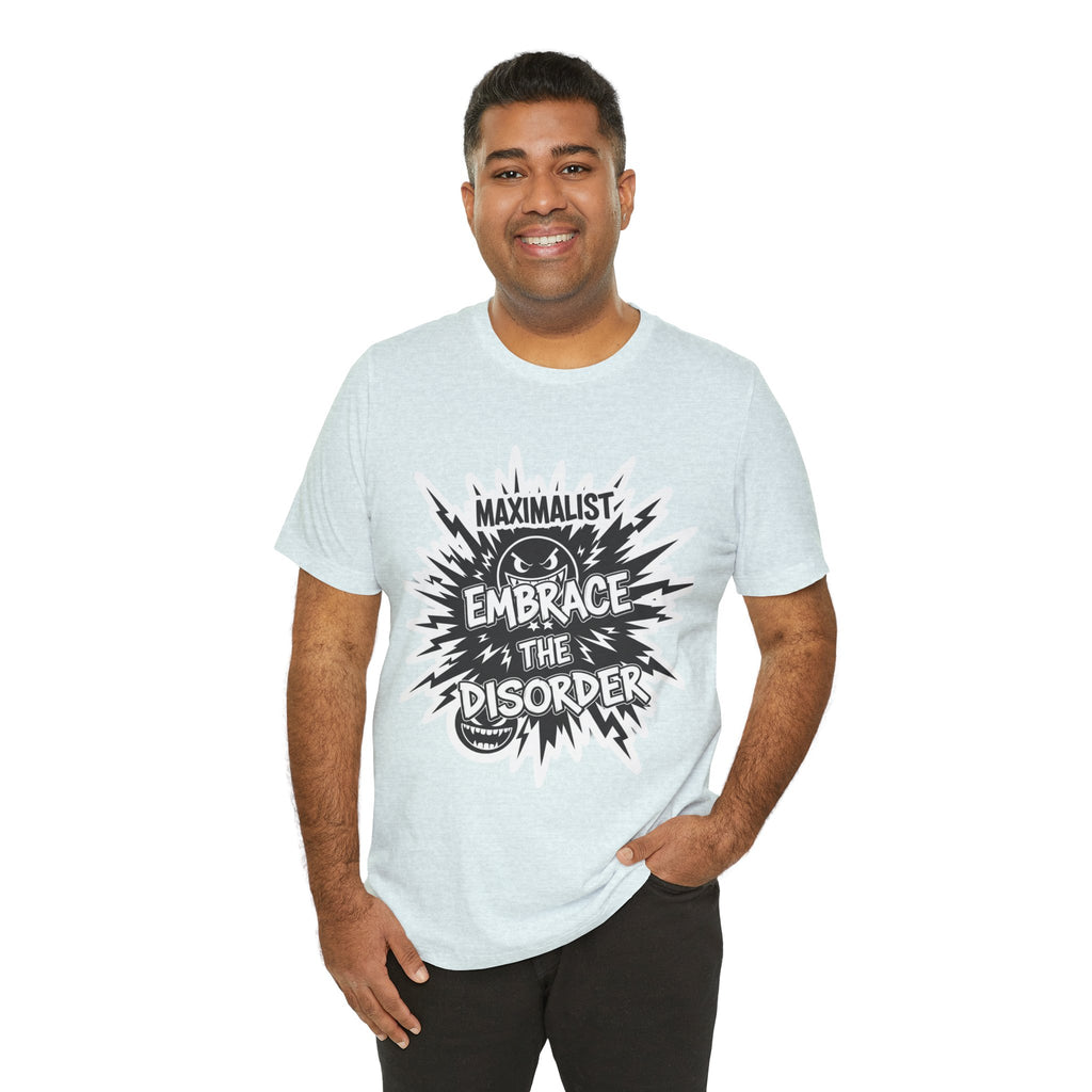 DIY Apparel | Embrace the Disorder T‑Shirt — Bold Maximalist Graphic Tee