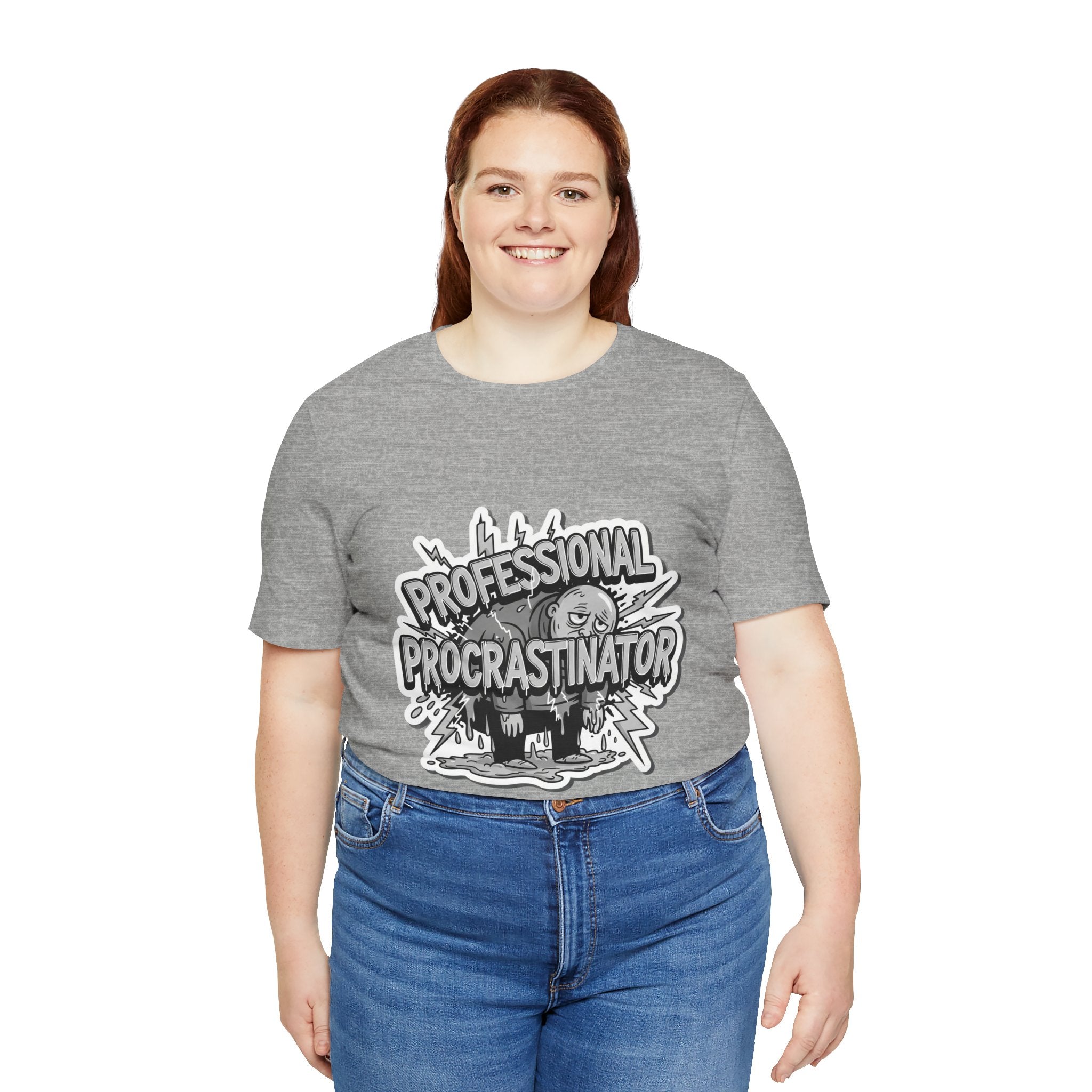 DIY Apparel | Professional Procrastinator T-Shirt — Funny Graphic Tee for Students & Office Workers