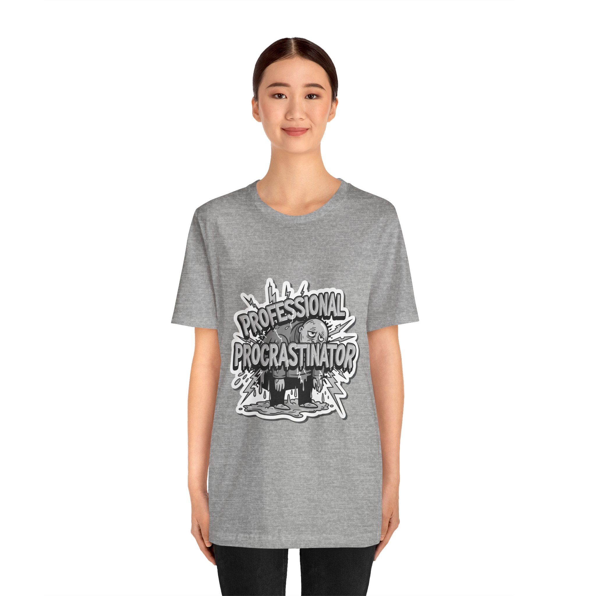 DIY Apparel | Professional Procrastinator T-Shirt — Funny Graphic Tee for Students & Office Workers