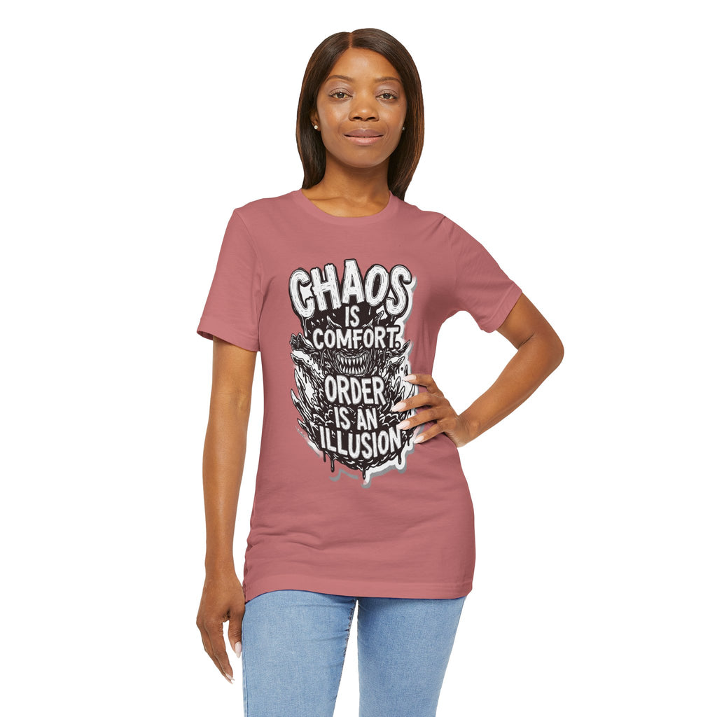DIY apparel | Chaos Is Comfort Tee — Graphic Quote T-Shirt