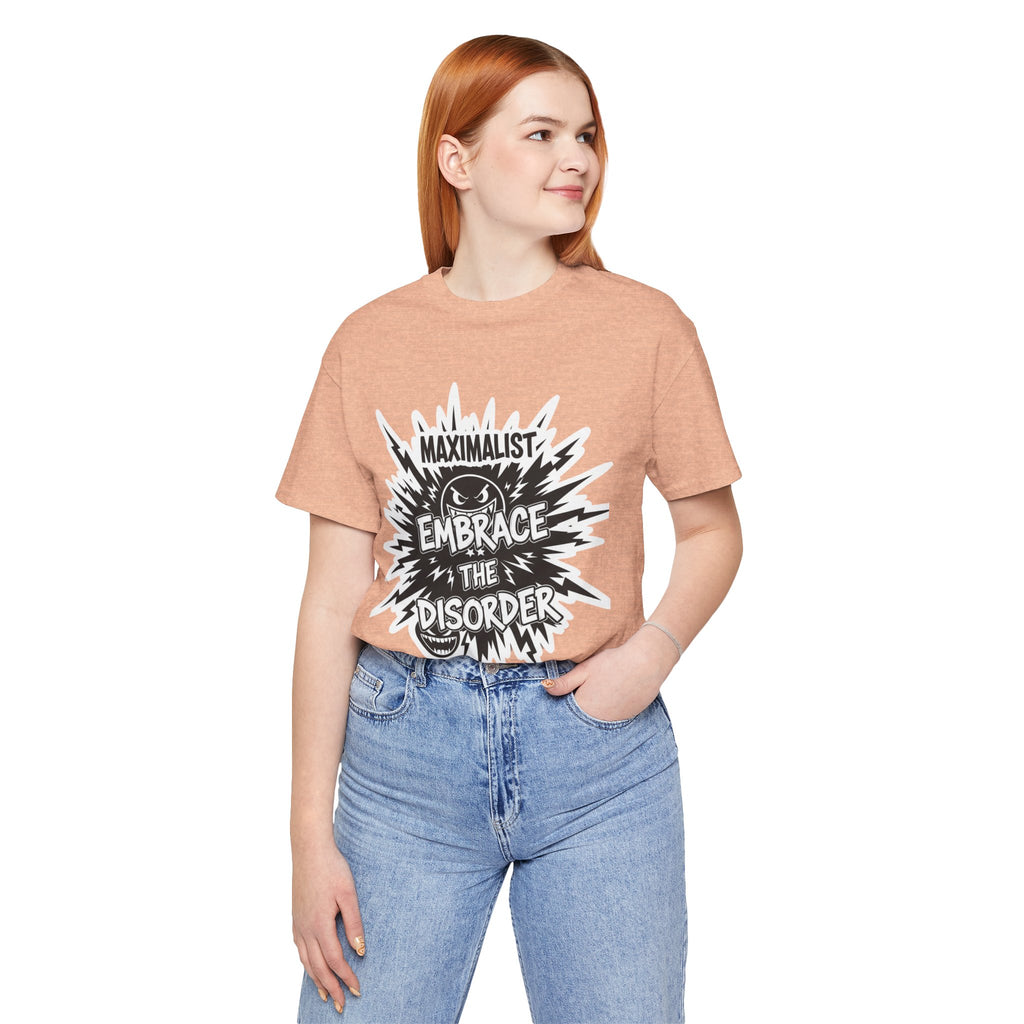 DIY Apparel | Embrace the Disorder T‑Shirt — Bold Maximalist Graphic Tee