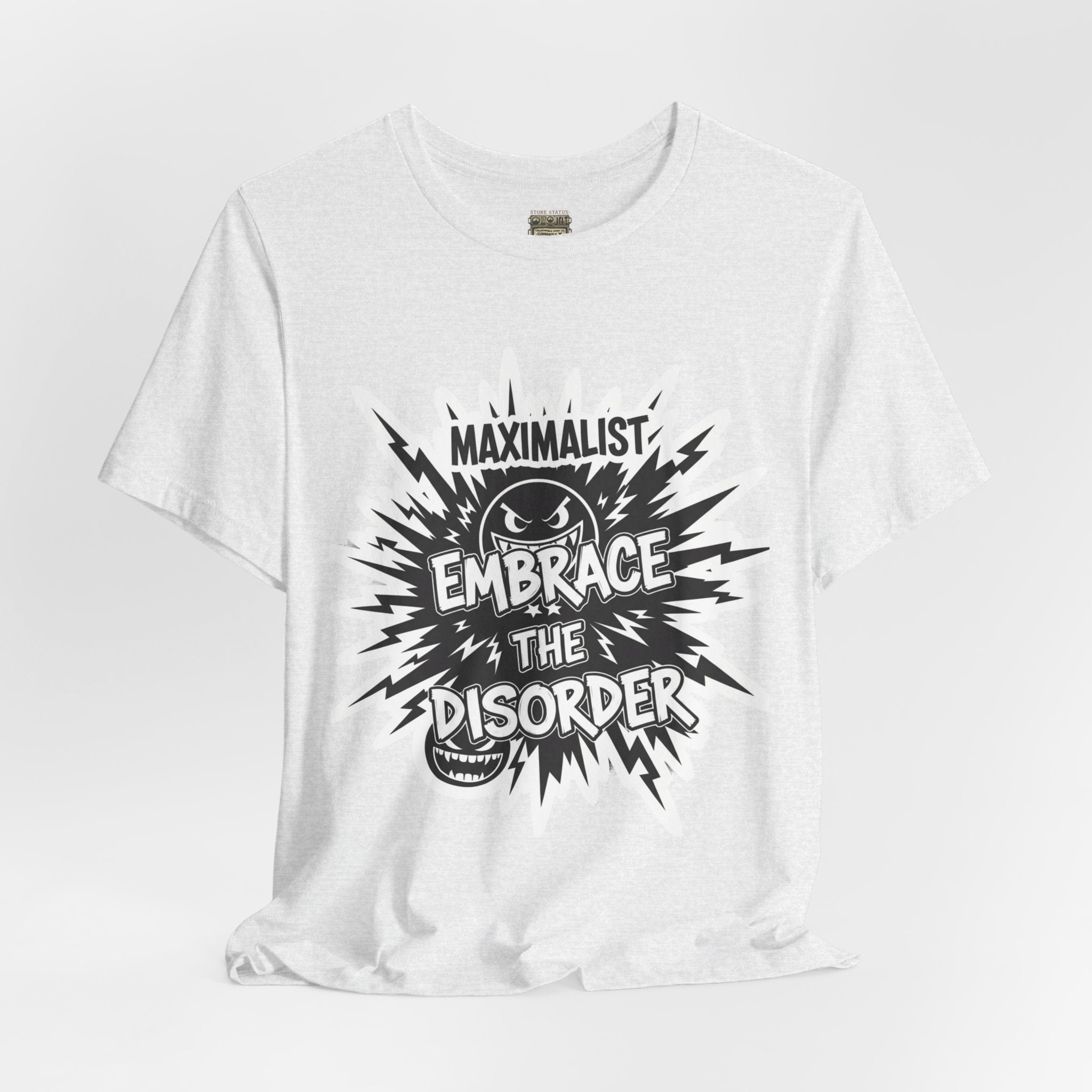 DIY Apparel | Embrace the Disorder T‑Shirt — Bold Maximalist Graphic Tee
