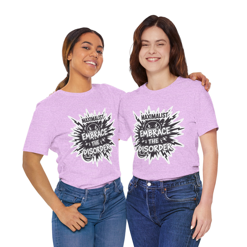 DIY Apparel | Embrace the Disorder T‑Shirt — Bold Maximalist Graphic Tee