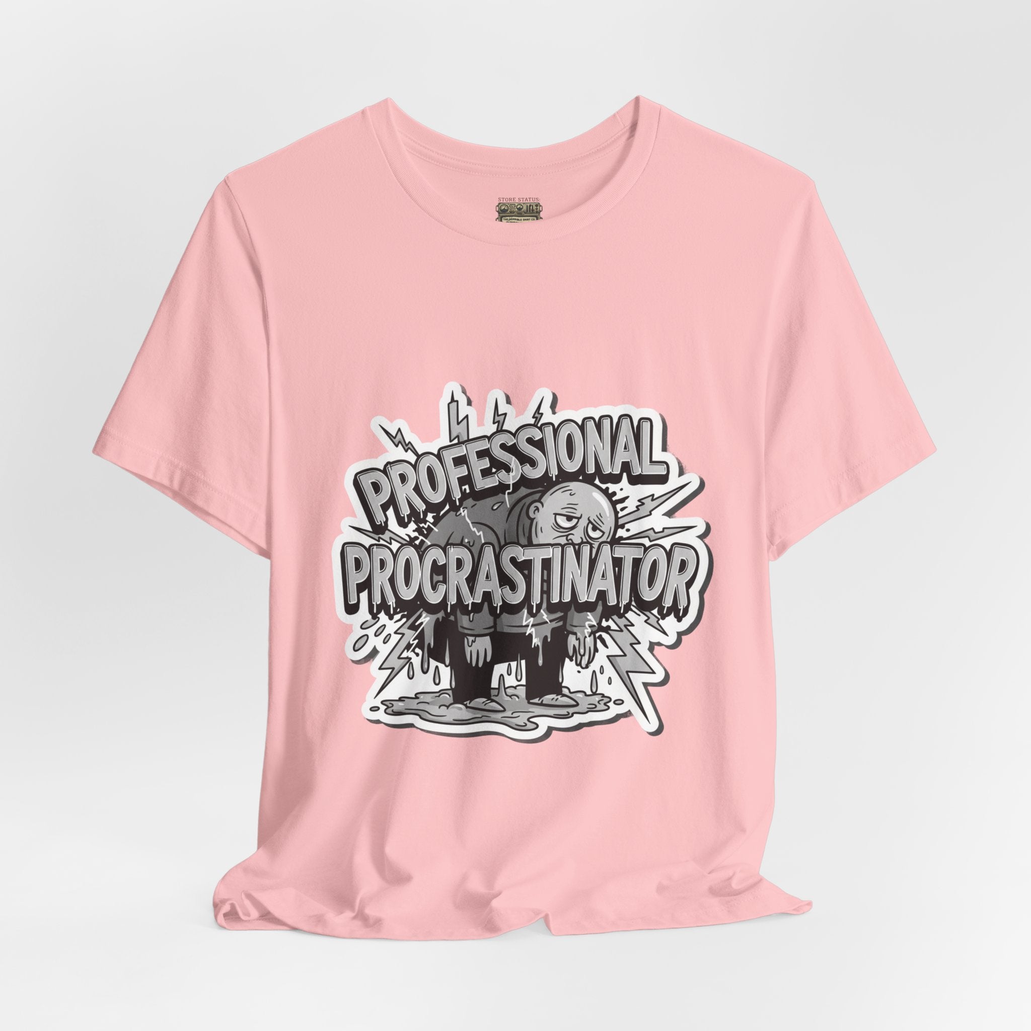 DIY Apparel | Professional Procrastinator T-Shirt — Funny Graphic Tee for Students & Office Workers