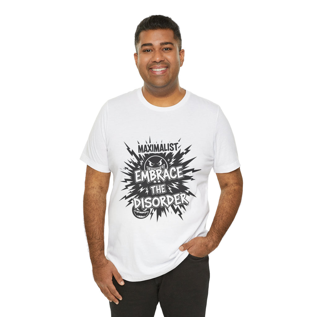 DIY Apparel | Embrace the Disorder T‑Shirt — Bold Maximalist Graphic Tee