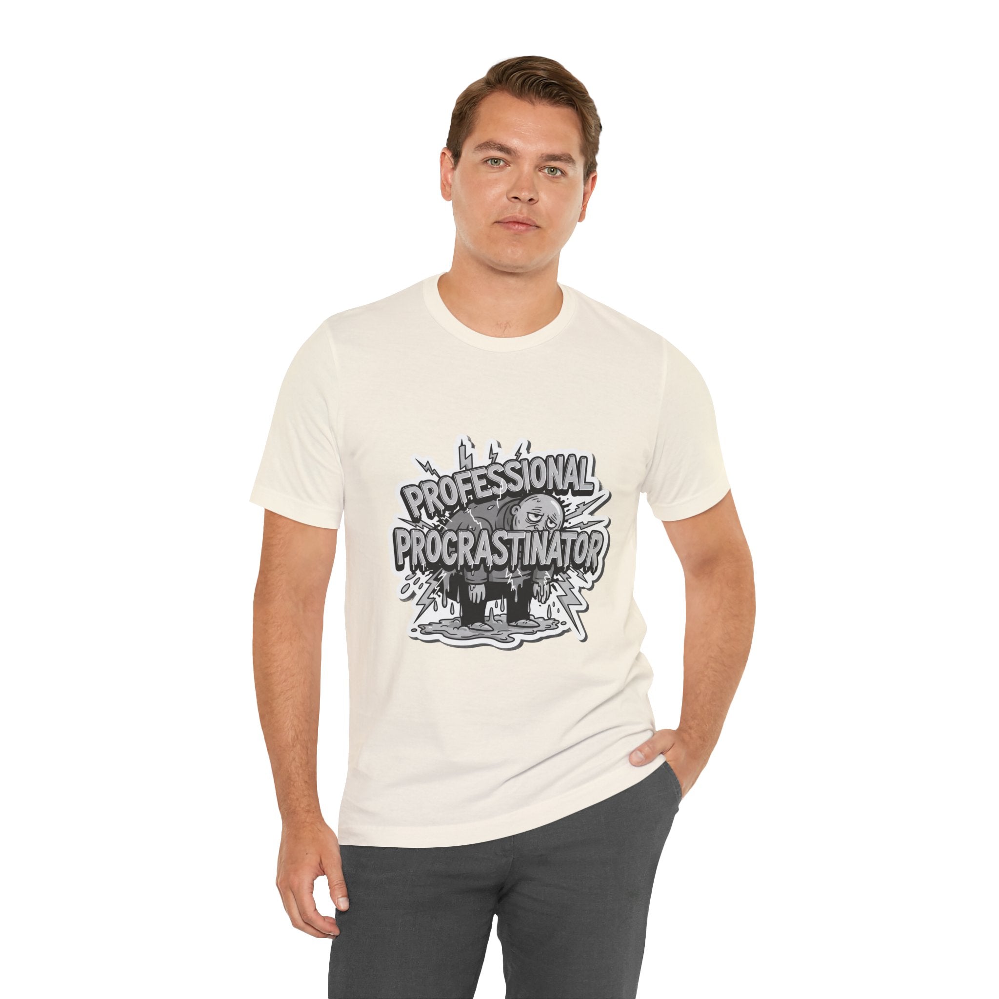 DIY Apparel | Professional Procrastinator T-Shirt — Funny Graphic Tee for Students & Office Workers