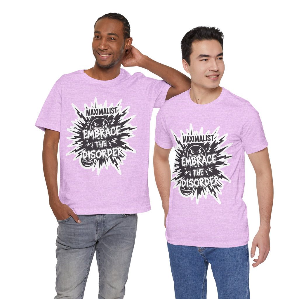DIY Apparel | Embrace the Disorder T‑Shirt — Bold Maximalist Graphic Tee