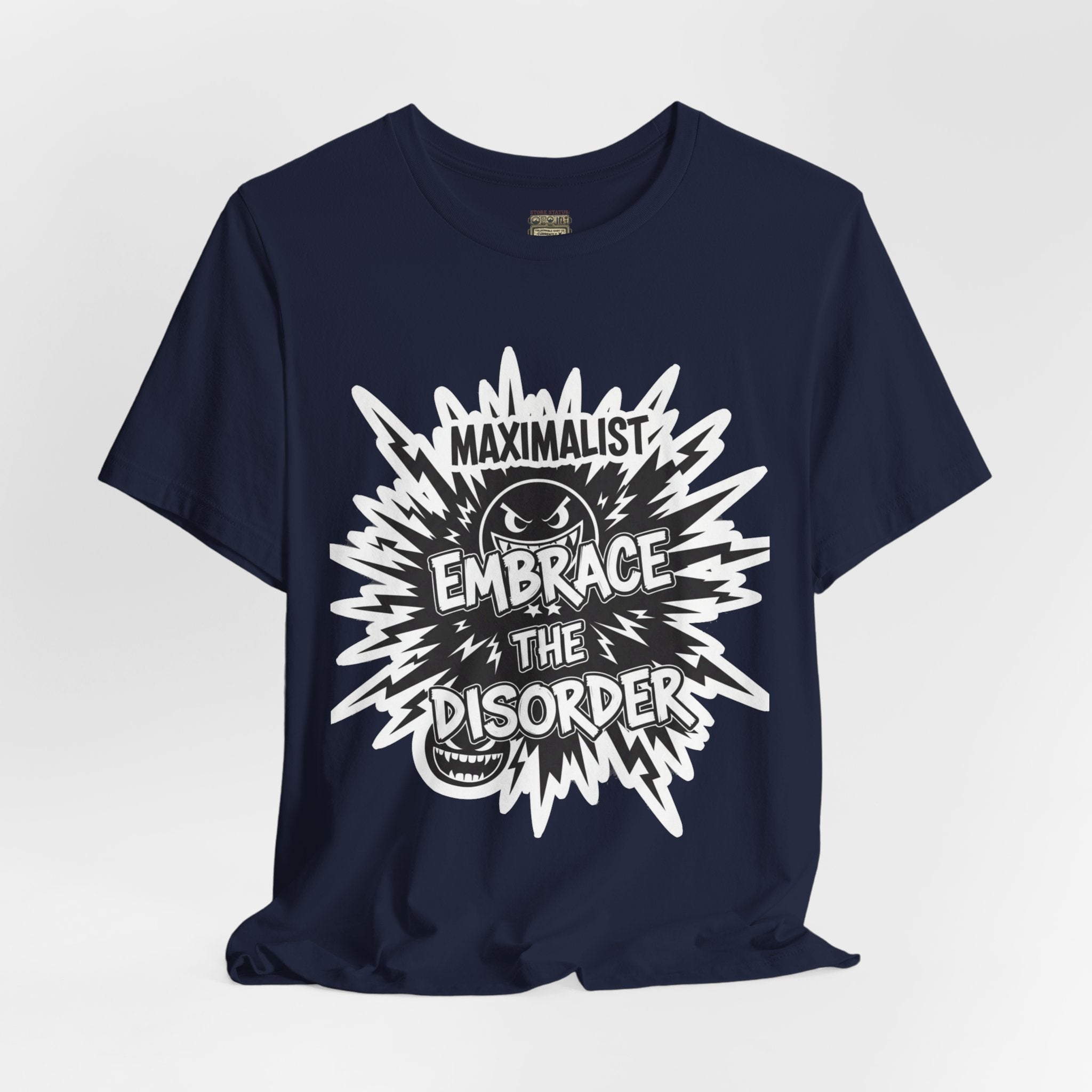 DIY Apparel | Embrace the Disorder T‑Shirt — Bold Maximalist Graphic Tee