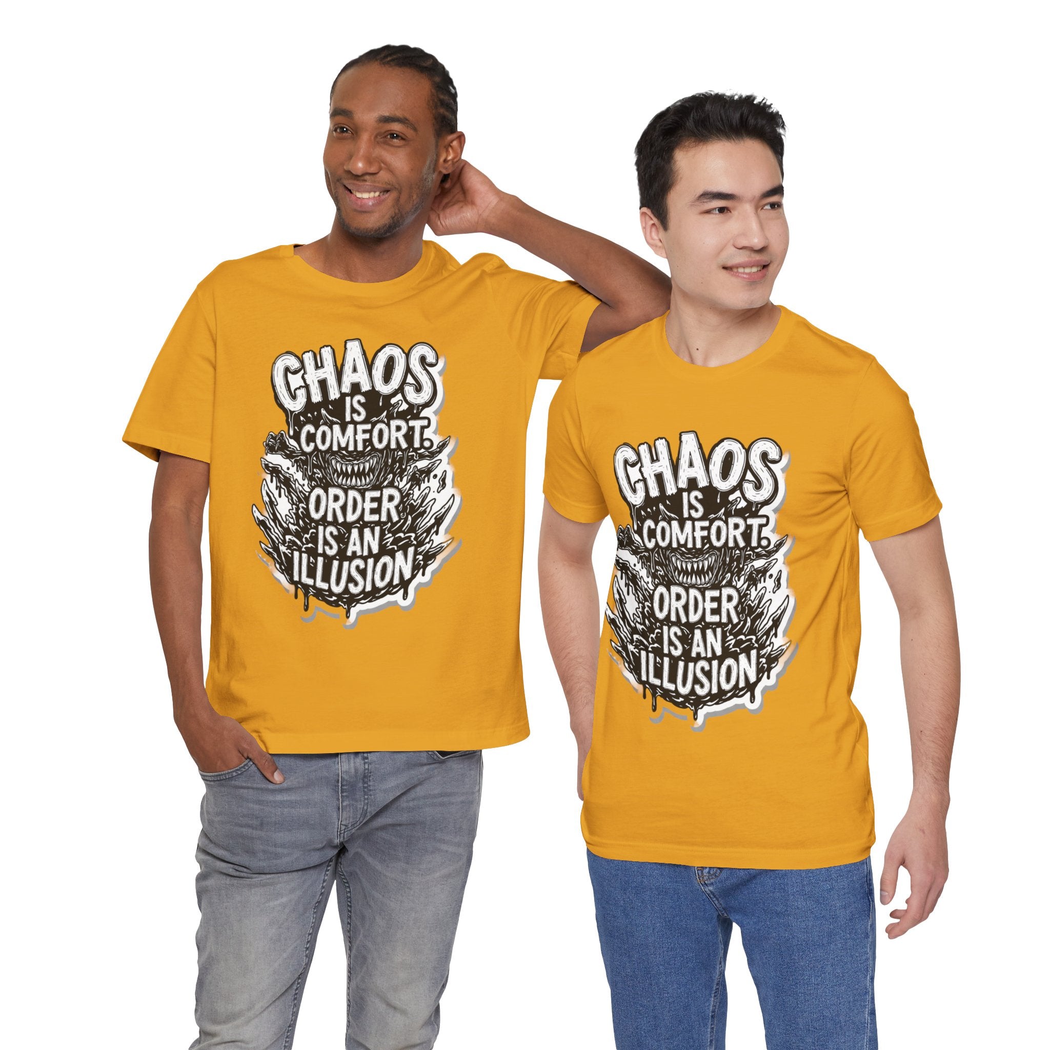 DIY apparel | Chaos Is Comfort Tee — Graphic Quote T-Shirt
