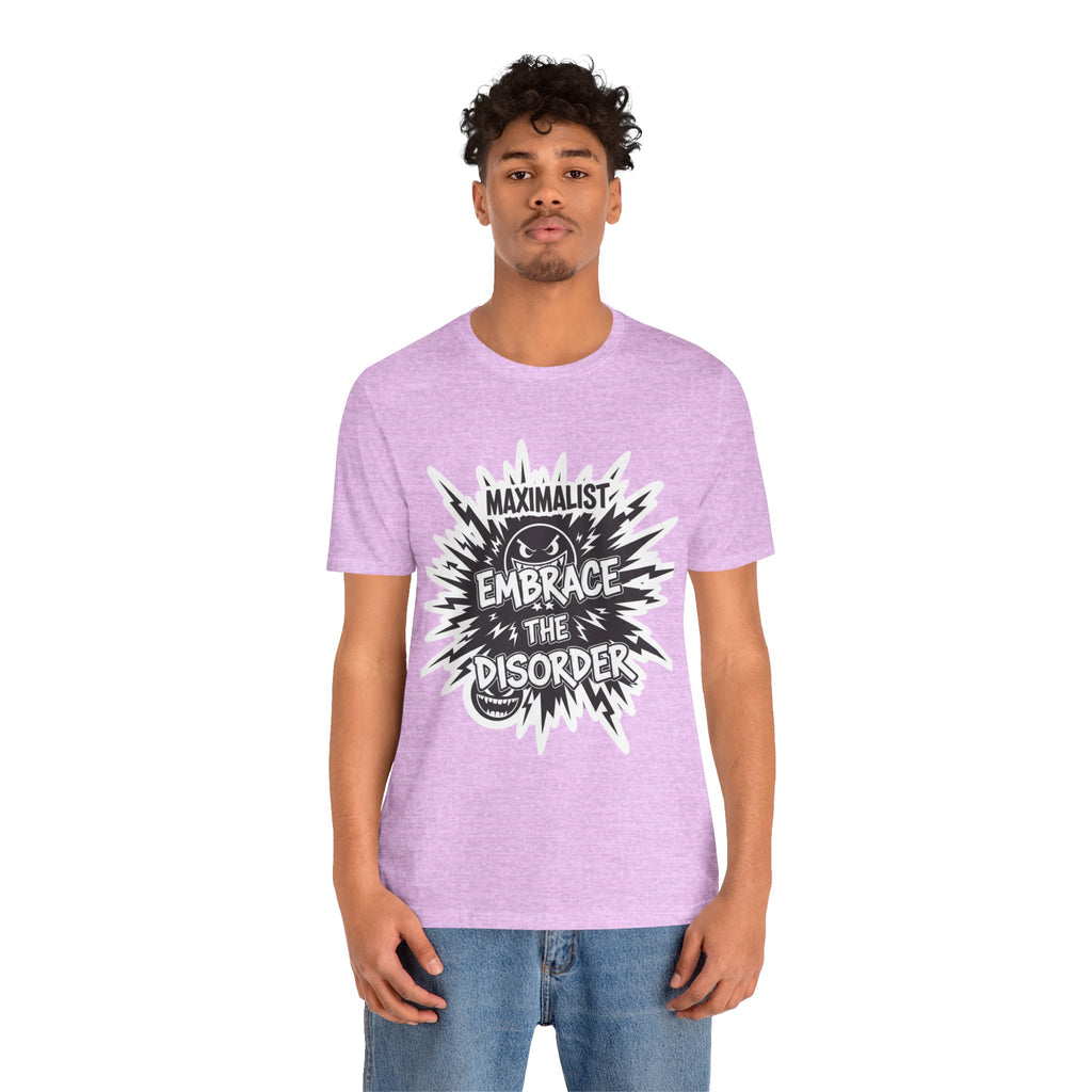 DIY Apparel | Embrace the Disorder T‑Shirt — Bold Maximalist Graphic Tee