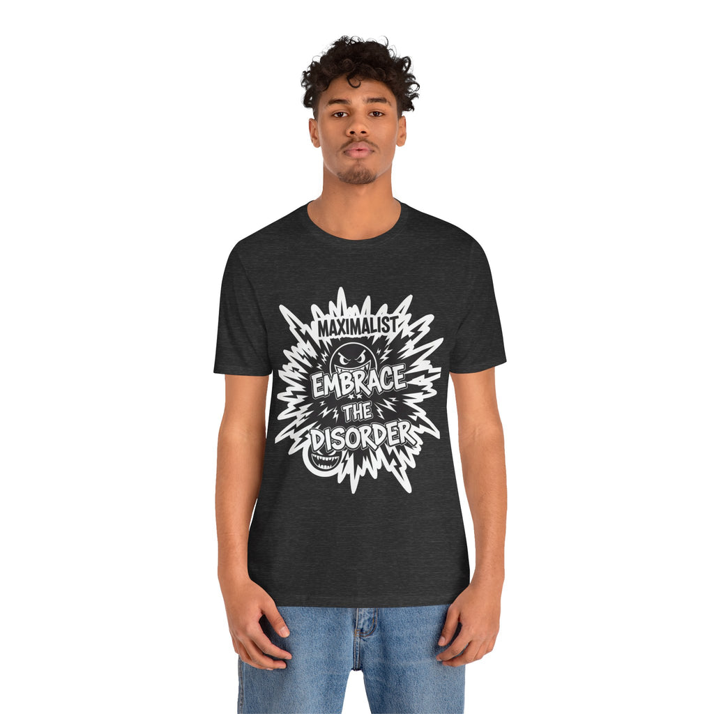 DIY Apparel | Embrace the Disorder T‑Shirt — Bold Maximalist Graphic Tee