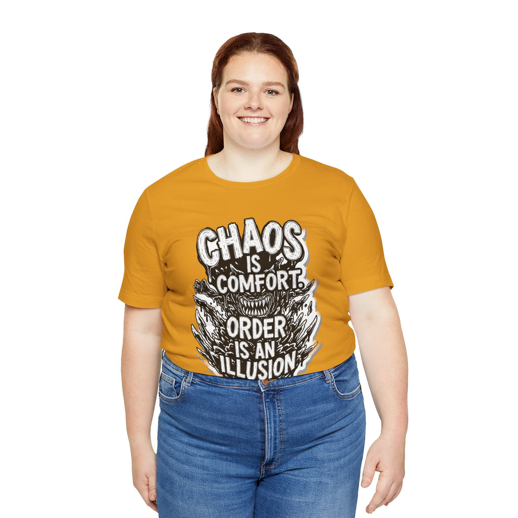 DIY apparel | Chaos Is Comfort Tee — Graphic Quote T-Shirt