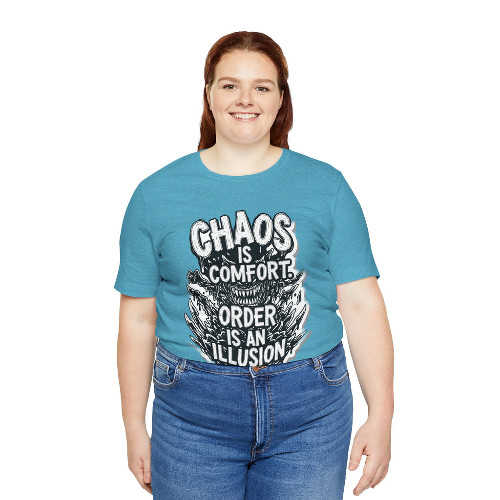 DIY apparel | Chaos Is Comfort Tee — Graphic Quote T-Shirt