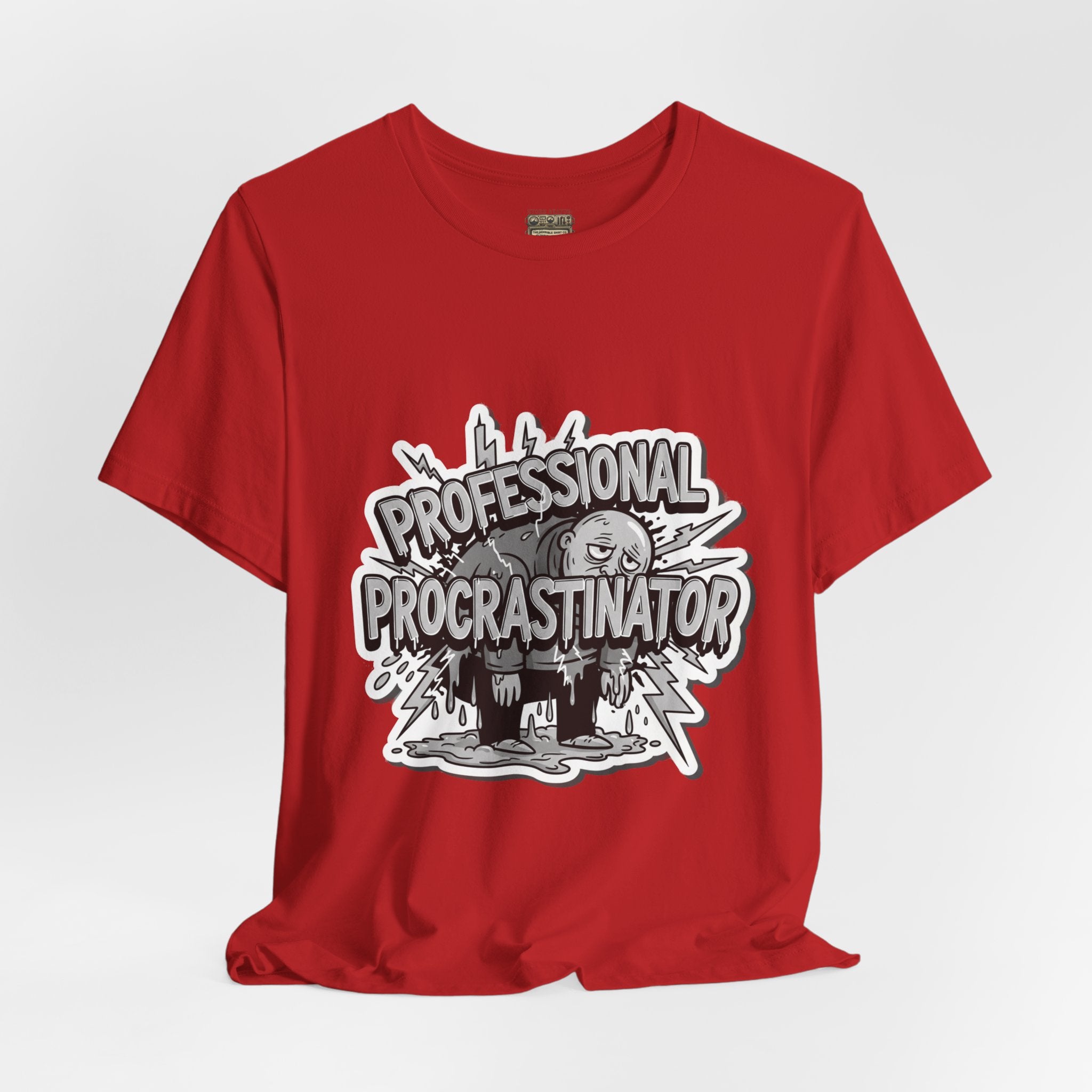 DIY Apparel | Professional Procrastinator T-Shirt — Funny Graphic Tee for Students & Office Workers