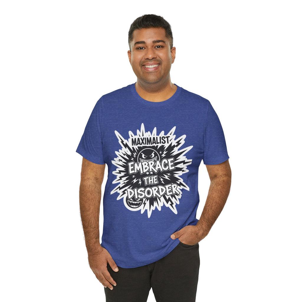 DIY Apparel | Embrace the Disorder T‑Shirt — Bold Maximalist Graphic Tee