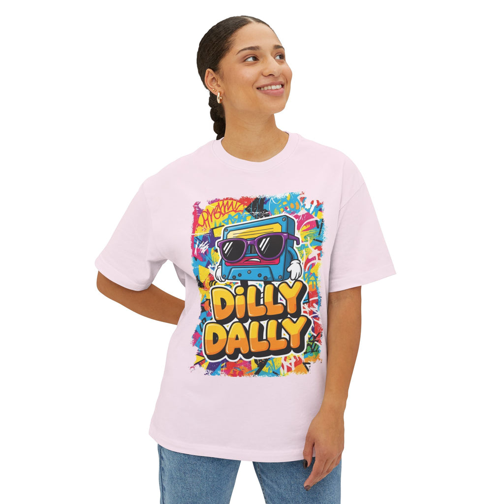 Dilly Dally 90s Skate Tee - Retro Streetwear Style