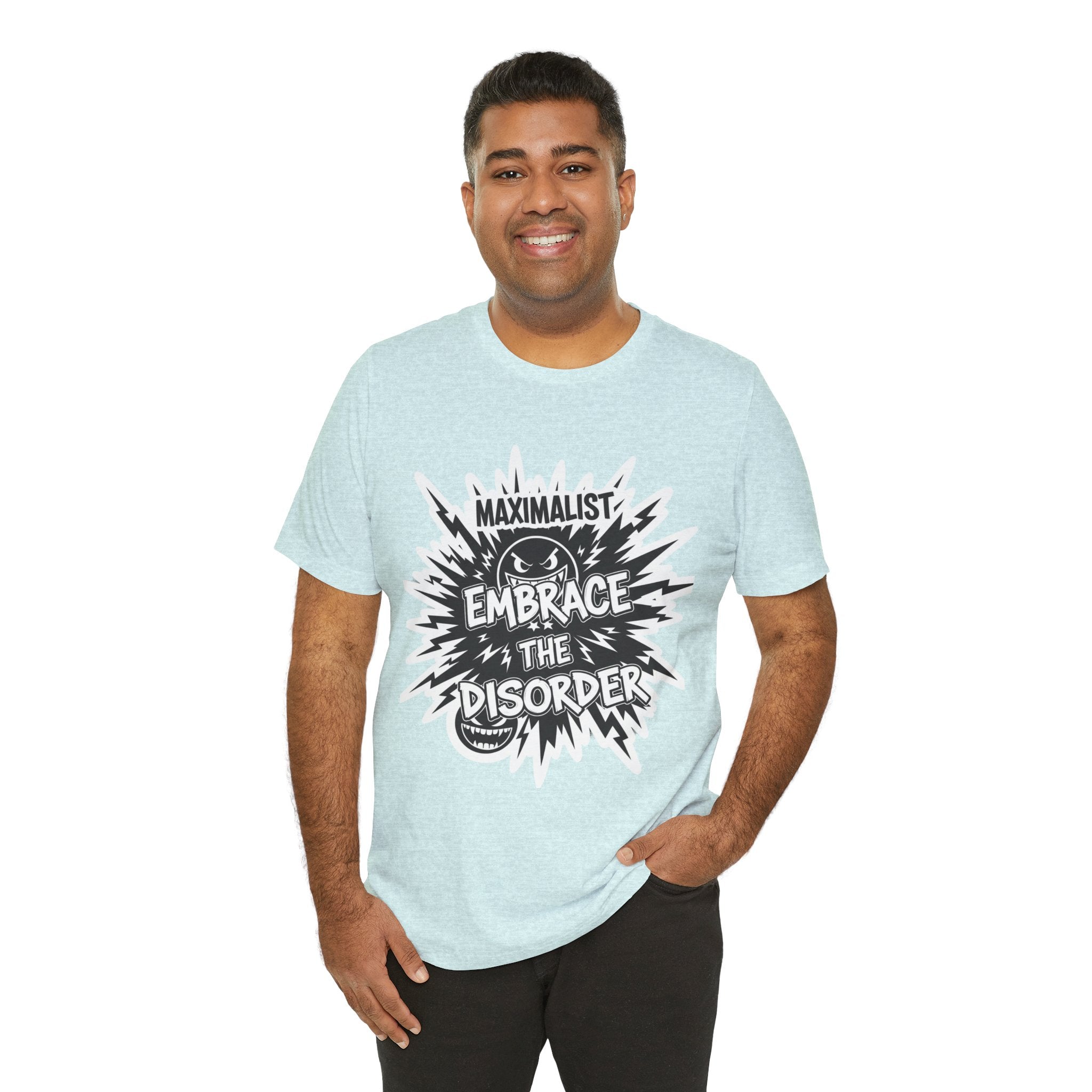 DIY Apparel | Embrace the Disorder T‑Shirt — Bold Maximalist Graphic Tee