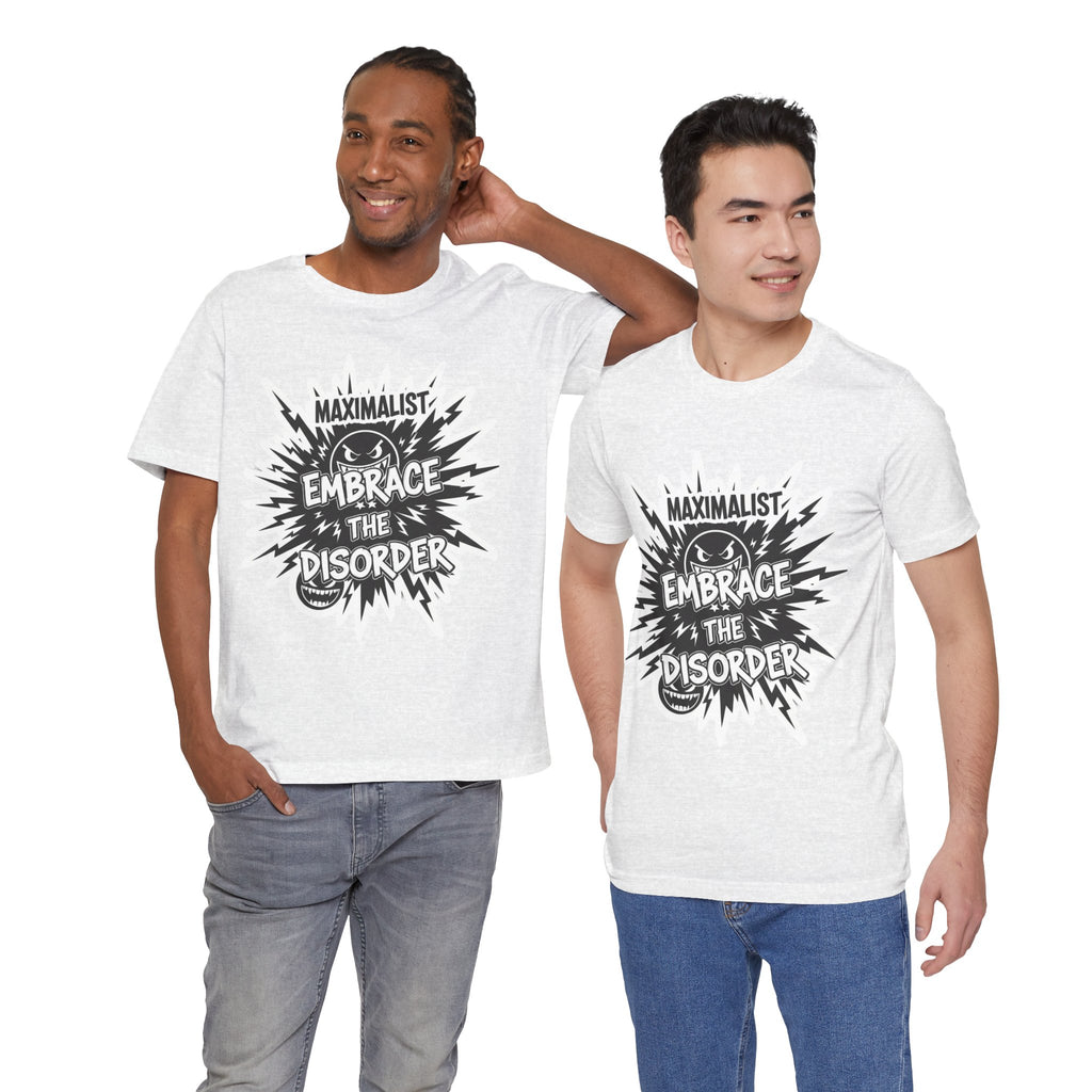 DIY Apparel | Embrace the Disorder T‑Shirt — Bold Maximalist Graphic Tee