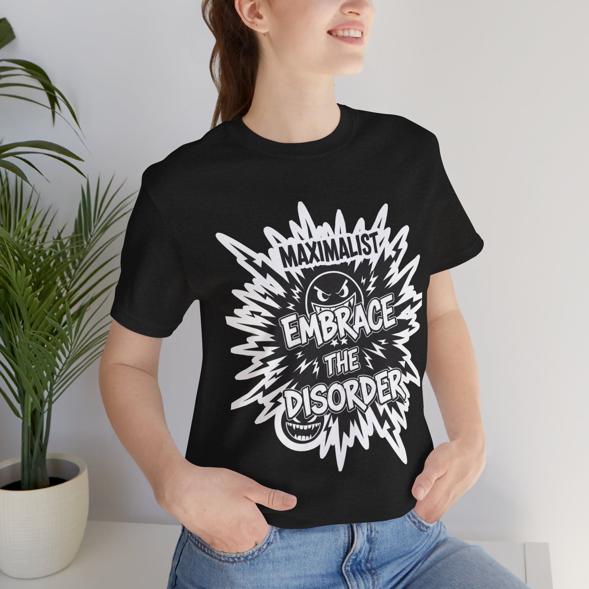 DIY Apparel | Embrace the Disorder T‑Shirt — Bold Maximalist Graphic Tee